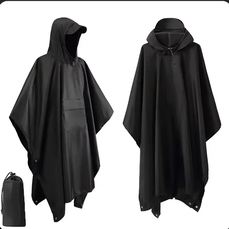 Camping Rain Poncho - 2026 Poncho antipioggia con cappuccio impermeabile
