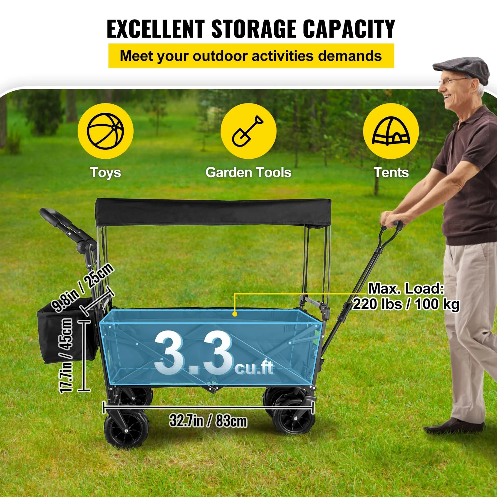 Carrello Pieghevole da Campegg - Outdoor Camping Trolley recensione e prezzo