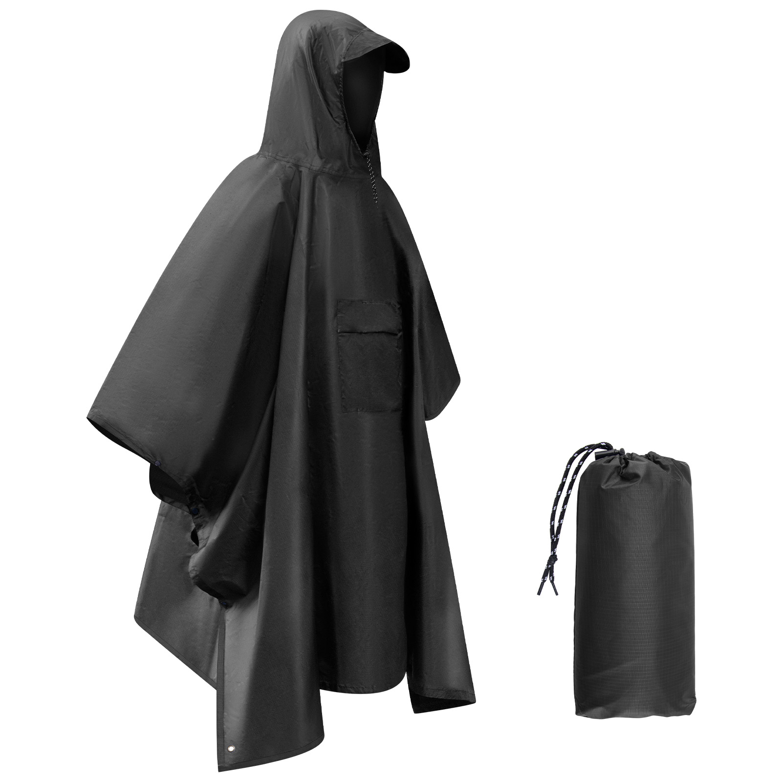 Poncho antipioggia per adulti  - Camping Rain Poncho recensione e prezzo