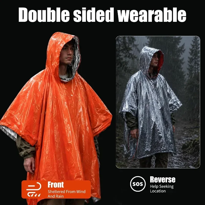 Poncho impermeabile e termico  - Camping Rain Poncho recensione e prezzo